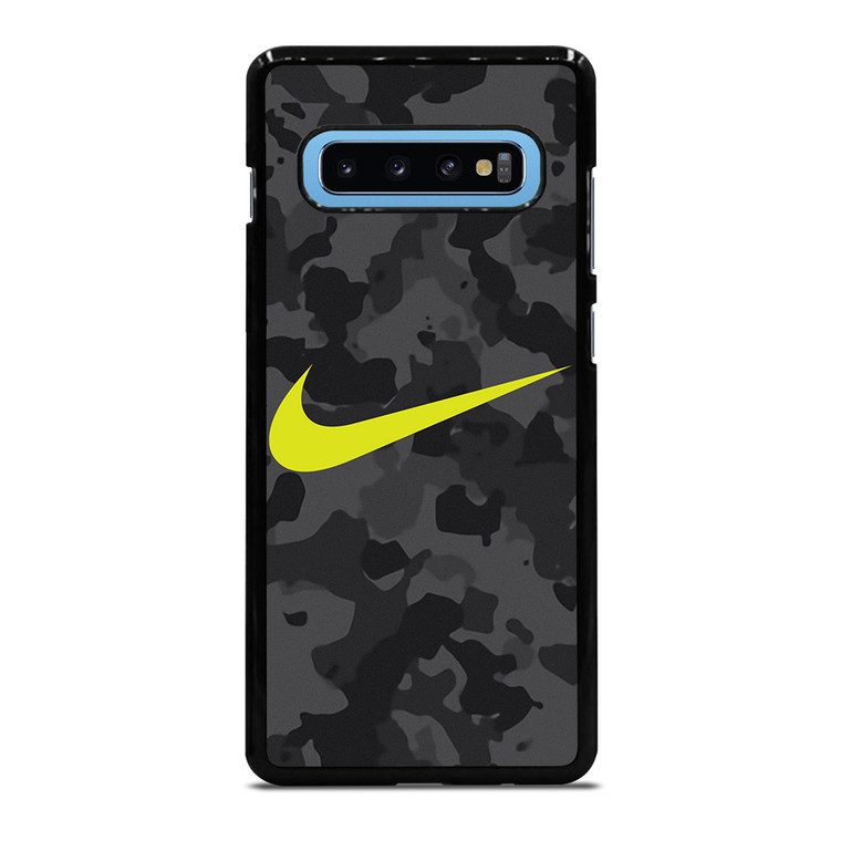 NIKE SWOOSH BLACK CAMO Samsung Galaxy S10 Plus Case Cover