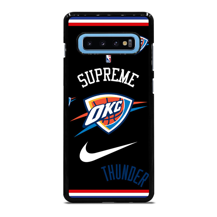 OKLAHOMA CITY THUNDER NBA X SUPREME NIKE Samsung Galaxy S10 Plus Case Cover