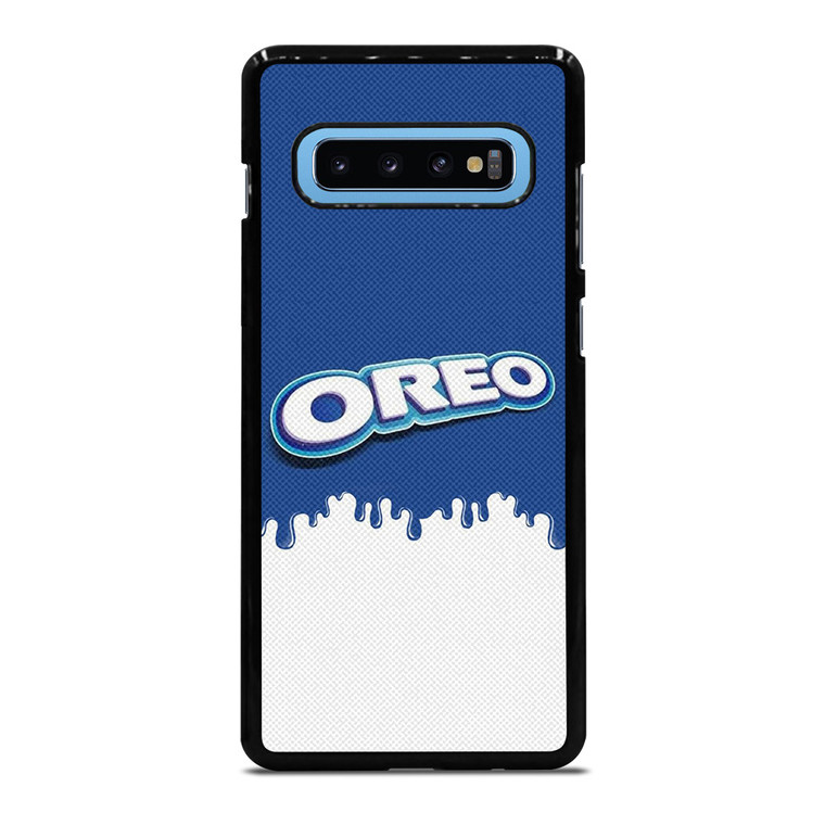 OREO CHOCOLATE MILK COOKIES LOGO Samsung Galaxy S10 Plus Case Cover