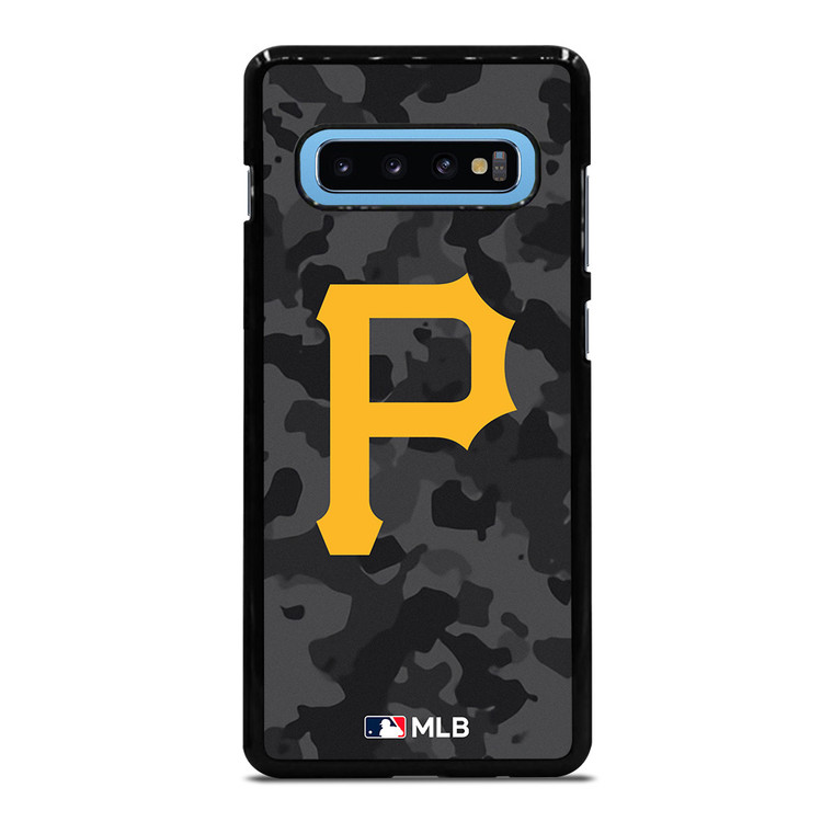 PITTSBURGH PIRATES BASEBALL BLACK CAMO Samsung Galaxy S10 Plus Case Cover