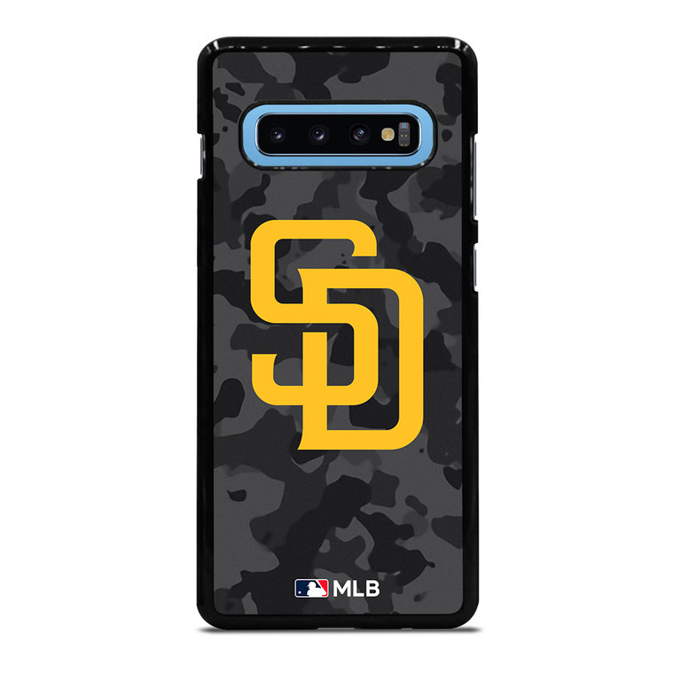 SAN DIEGO PADRES BASEBALL BLACK CAMO Samsung Galaxy S10 Plus Case Cover