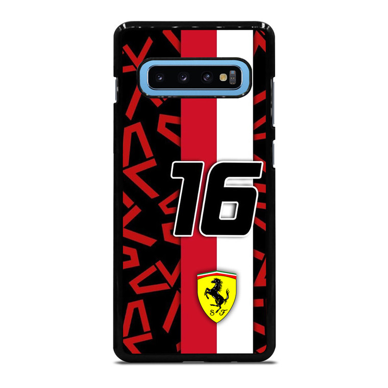 SCUDERIA FERRARI CHARLES LECLERC F1 FORMULA ONE Samsung Galaxy S10 Plus Case Cover