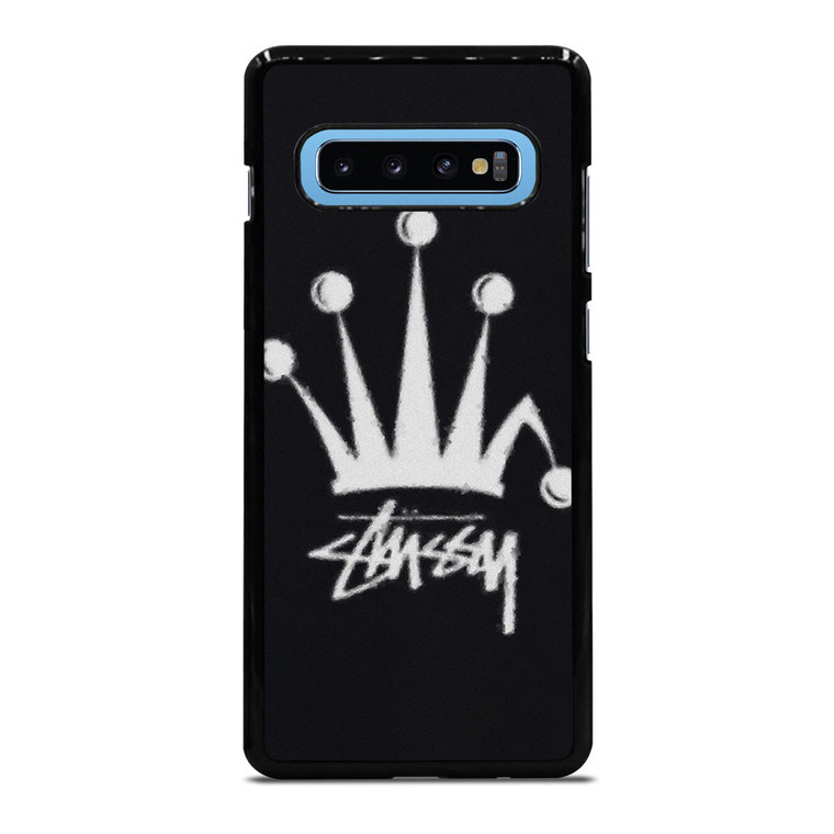 STUSSY FUZZY REGAL CROWN Samsung Galaxy S10 Plus Case Cover