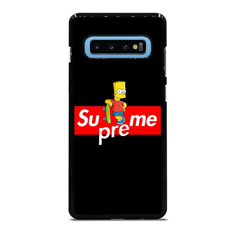 SUPREME BART SIMPSONS SKATEABOARD Samsung Galaxy S10 Plus Case Cover