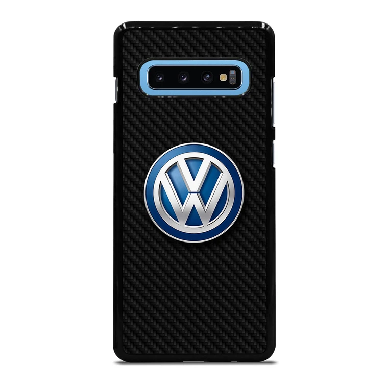 VOLKSWAGEN MOTOR CARBON FIBER Samsung Galaxy S10 Plus Case Cover