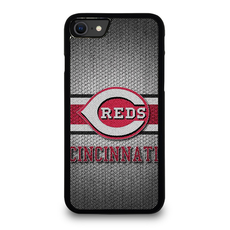 CINCINNATI RED MLB BASEBALL METAL iPhone SE 2020 Case Cover