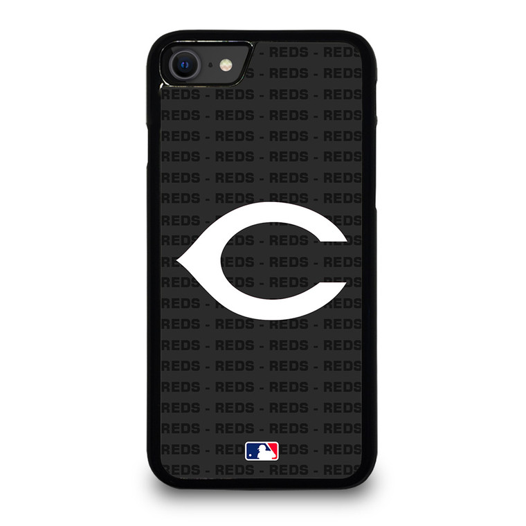 CINCINNATI REDS BASEBALL BLACK iPhone SE 2020 Case Cover