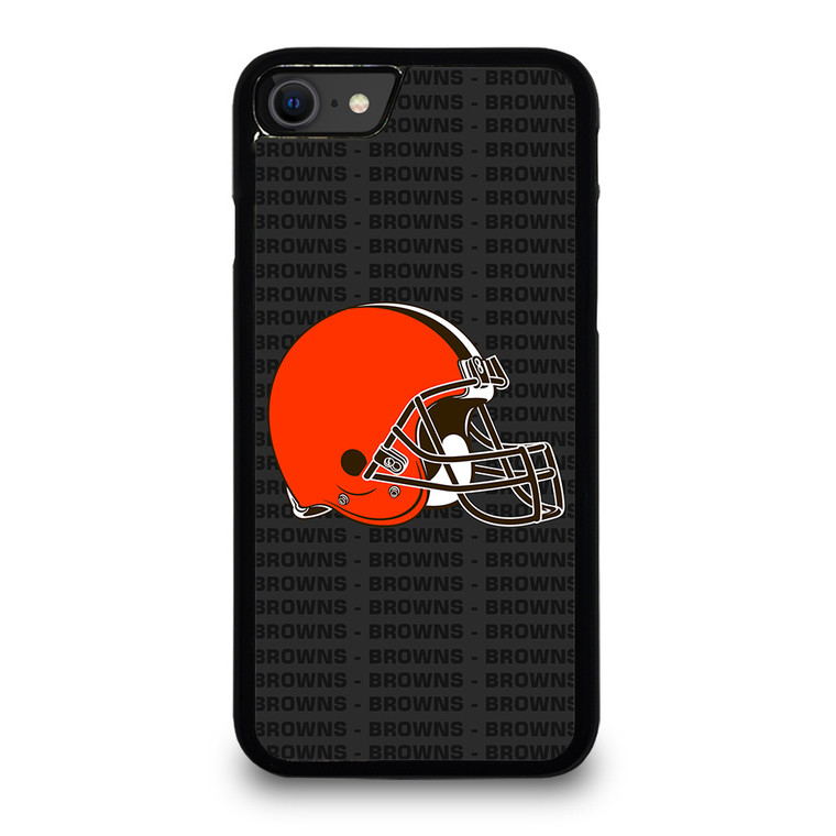 CLEVELAND BROWNS FOOTBALL TEXT iPhone SE 2020 Case Cover