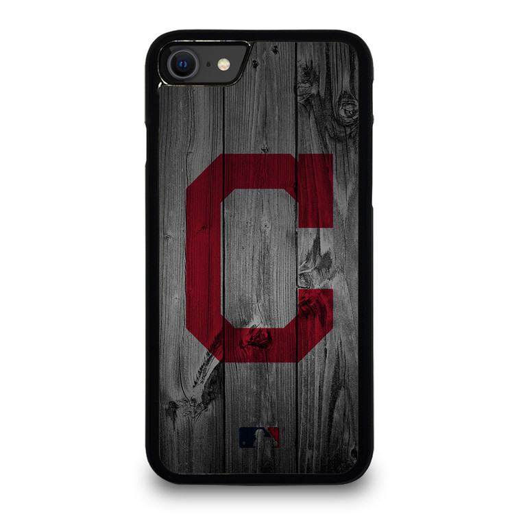 CLEVELAND GUARDIANS BASEBALL MLB WOOD LOGO iPhone SE 2020 Case Cover