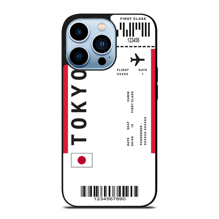 FLIGHT TICKETS JAPAN iPhone 13 Pro Max Case Cover