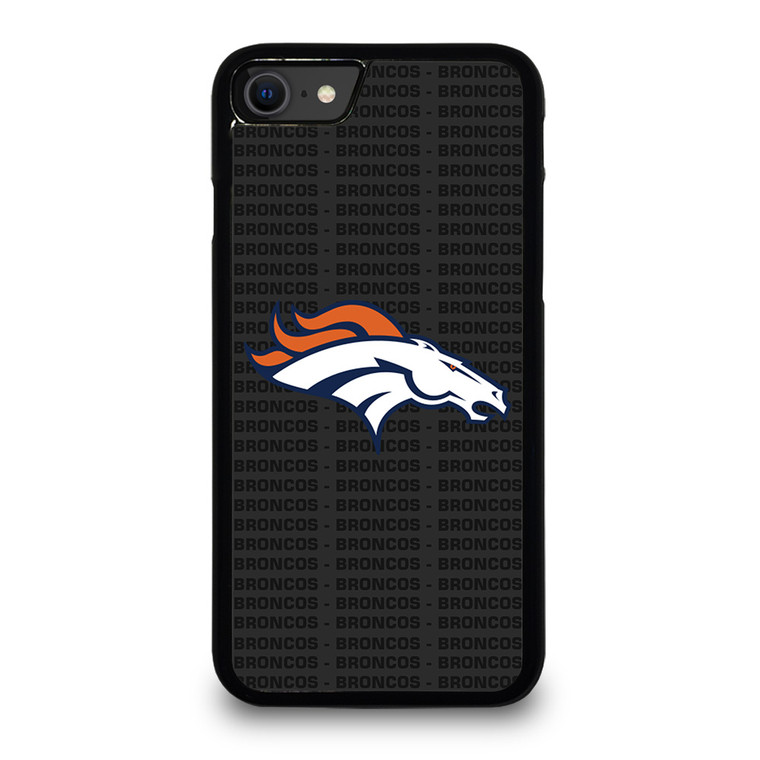 DENVER BRONCOS FOOTBALL TEXT iPhone SE 2020 Case Cover