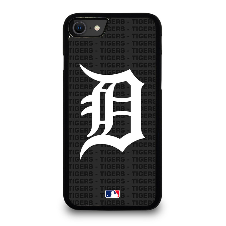 DETROIT TIGERS BASEBALL BLACK iPhone SE 2020 Case Cover