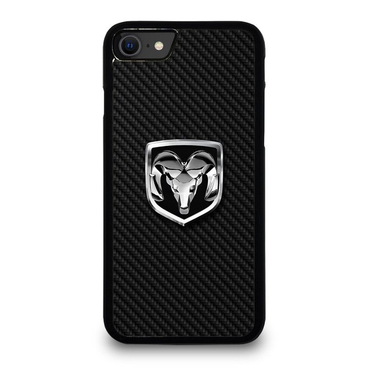 DODGE RAM CARBON FIBER iPhone SE 2020 Case Cover