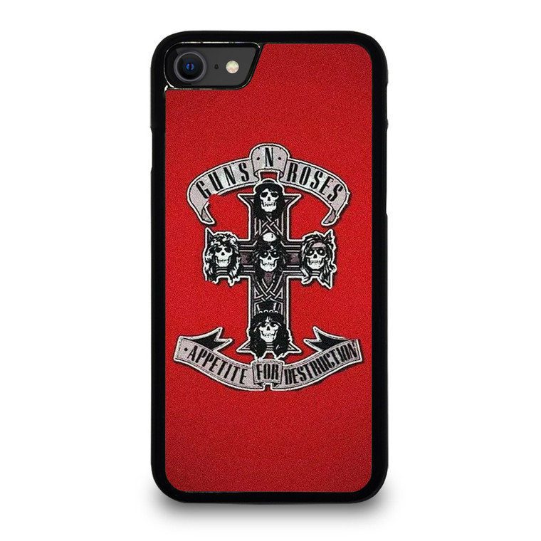 GUNS N ROSES ROCK BAND RED iPhone SE 2020 Case Cover
