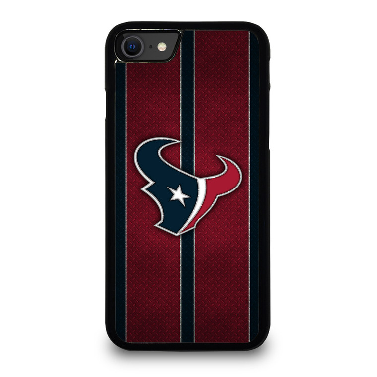 HOUSTON TEXANS NFL METAL STRIPE iPhone SE 2020 Case Cover