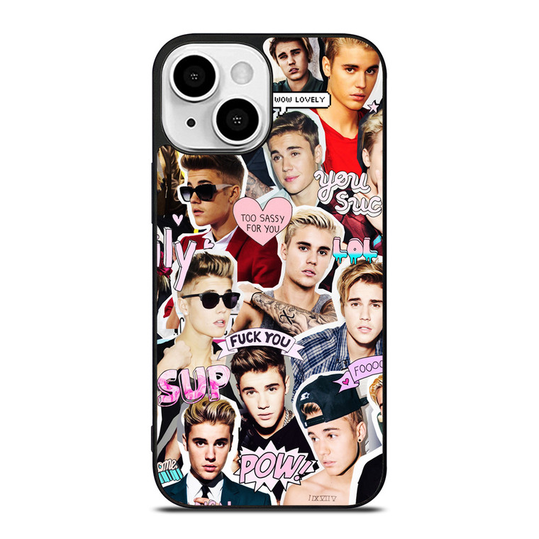 JUSTIN BIEBER COLLAGE iPhone 13 Mini Case Cover