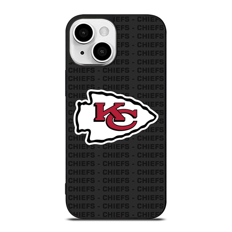 KANSAS CITY CHIEFS FOOTBALL TEXT iPhone 13 Mini Case Cover