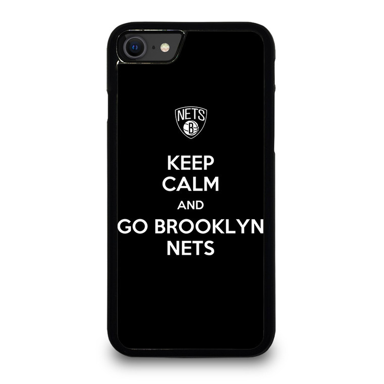 KEEP CALM AND AND GO BROOKLYN NETS iPhone SE 2020 Case Cover