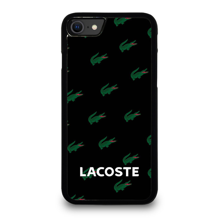 LACOSTE LOGO PATTERN iPhone SE 2020 Case Cover