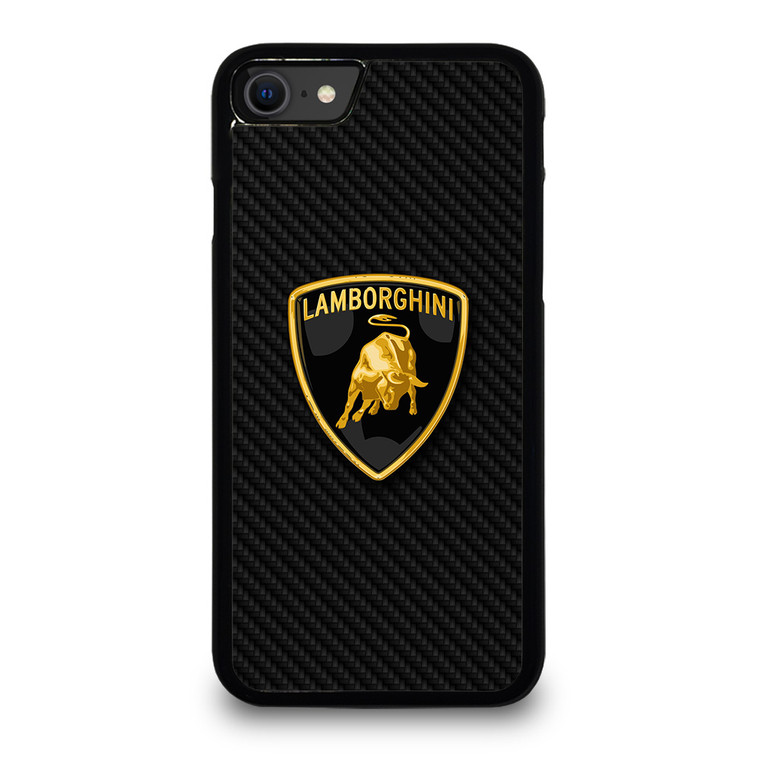 LAMBORGHINI AUTOMOBILI CARBON FIBER iPhone SE 2020 Case Cover