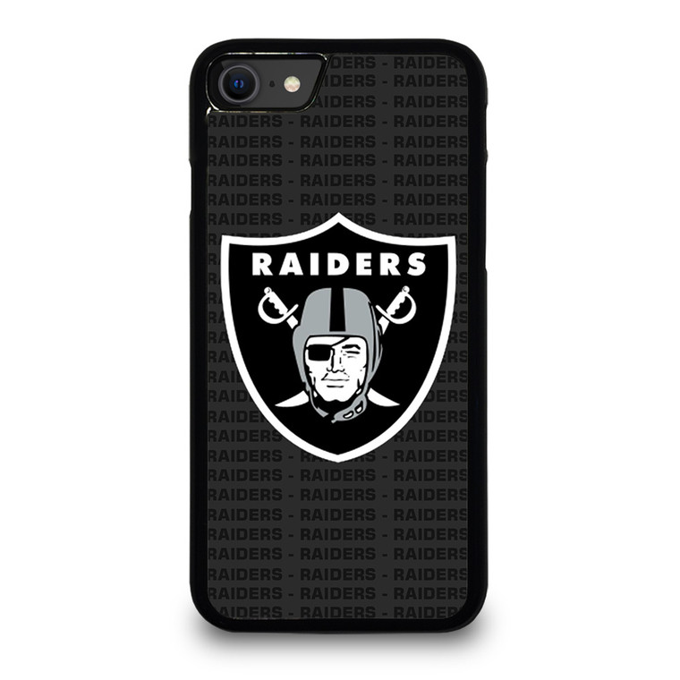 LAS VEGAS RAIDERS FOOTBALL TEXT iPhone SE 2020 Case Cover