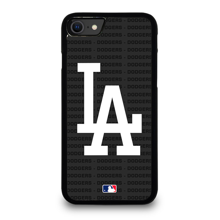 LOS ANGELES DODGERS BASEBALL BLACK iPhone SE 2020 Case Cover