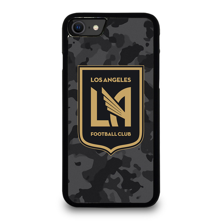 LOS ANGELES FC MLS BLACK CAMO iPhone SE 2020 Case Cover