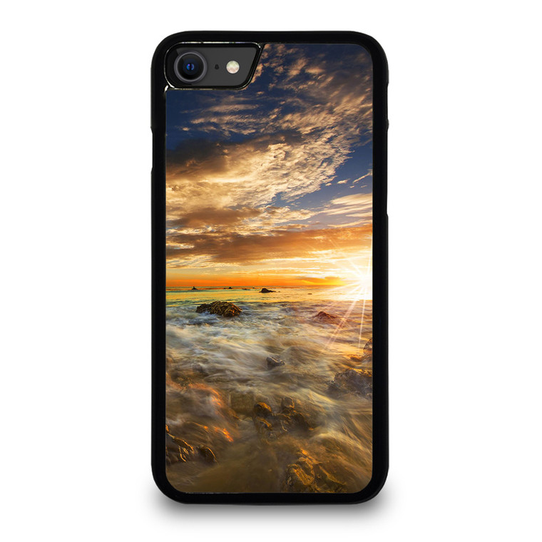 MALIBU BEACH CALIFORNIA iPhone SE 2020 Case Cover