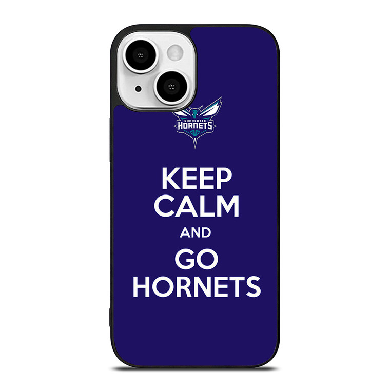 KEEP CALM AND GO CHARLOTTE HORNETS iPhone 13 Mini Case Cover