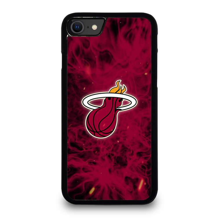 MIAMI HEAT BASKETBALL NBA FIRES iPhone SE 2020 Case Cover
