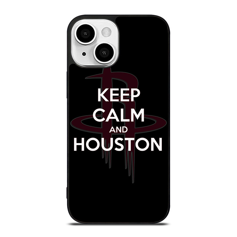 KEEP CALM AND GO HOUSTON ROCKETS iPhone 13 Mini Case Cover