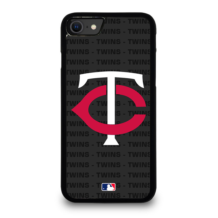 MINNESOTA TWINS BASEBALL BLACK iPhone SE 2020 Case Cover