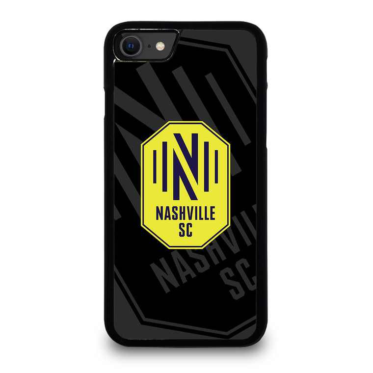 NASHVILLE SC MLS BLACK iPhone SE 2020 Case Cover
