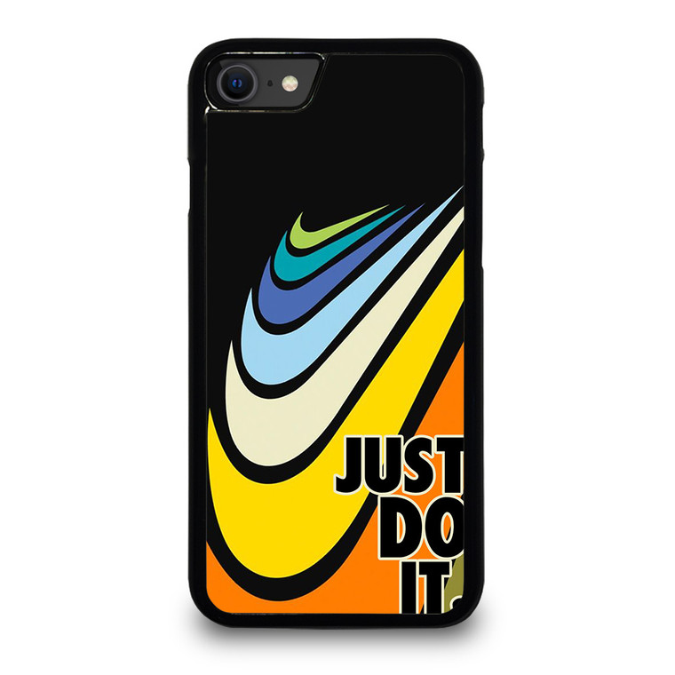 NIKE SWOOSH RETRO JUST DO IT iPhone SE 2020 Case Cover