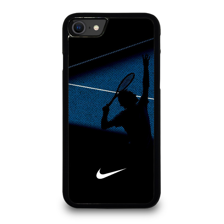 NIKE TENNIS ROGER FEDERER SILHOUETTE iPhone SE 2020 Case Cover