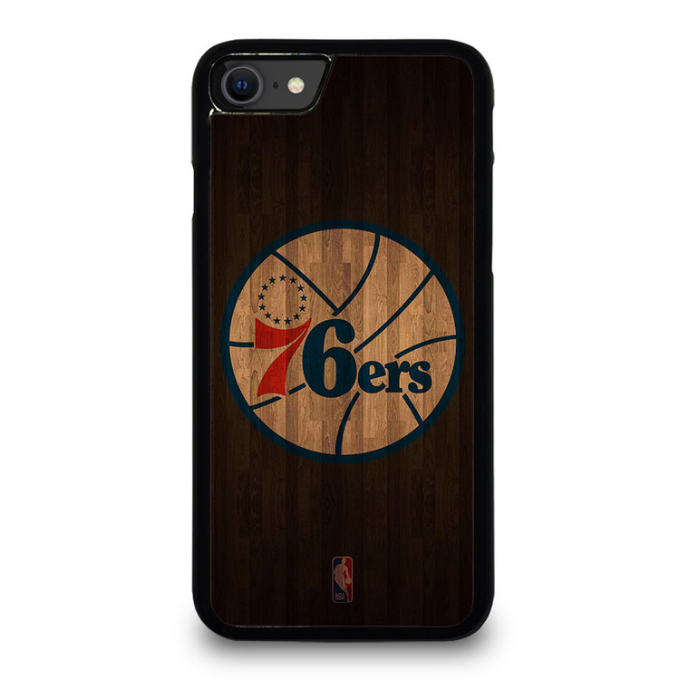PHILADELPHIA 76ERS BASKETBALL COURT NBA iPhone SE 2020 Case Cover