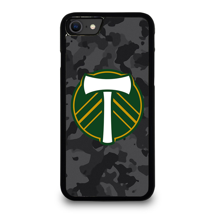 PORTLAND TIMBERS MLS BLACK CAMO iPhone SE 2020 Case Cover