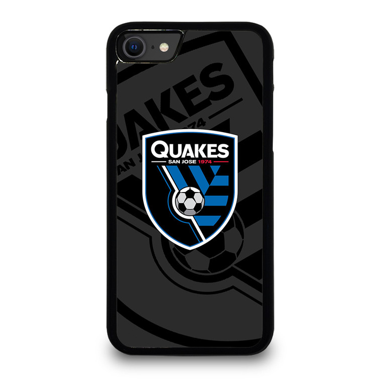 SAN JOSE EARTHQUAKES MLS BLACK iPhone SE 2020 Case Cover