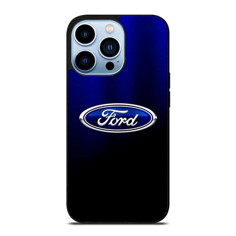FORD CAR BLUE LOGO iPhone 13 Pro Max Case Cover