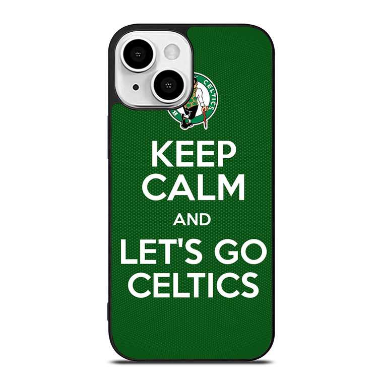 LETS GO BOSTON CELTICS NBA BASKETBALL 2 iPhone 13 Mini Case Cover