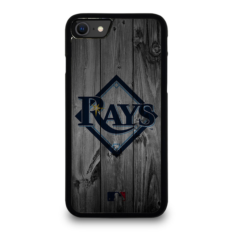 TAMPA BAY RAYS BASEBALL MLB WOOD LOGO iPhone SE 2020 Case Cover
