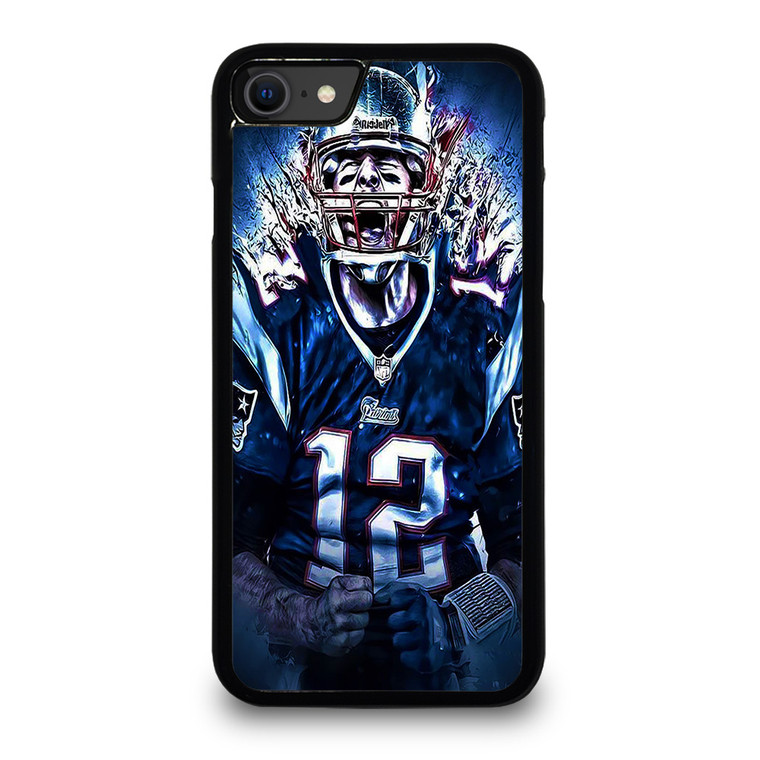 TOM BRADY NEW ENGLAND PATRIOTS NFL iPhone SE 2020 Case Cover