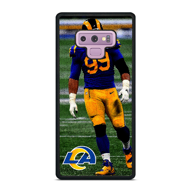 AARON DONALD 99 LOS ANGELES RAMS NFL FOOTBALL 2 Samsung Galaxy Note 9 Case Cover