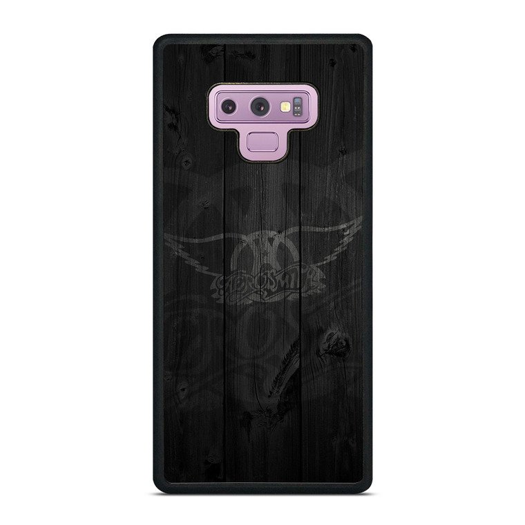 AEROSMITH ROCK BAND WOODEN LOGO Samsung Galaxy Note 9 Case Cover