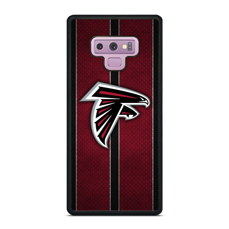 ATLANTA FALCONS NFL METAL STRIPE Samsung Galaxy Note 9 Case Cover ATLANTA FALCONS NFL METAL STRIPE Samsung Galaxy Note 9 Case Cover
