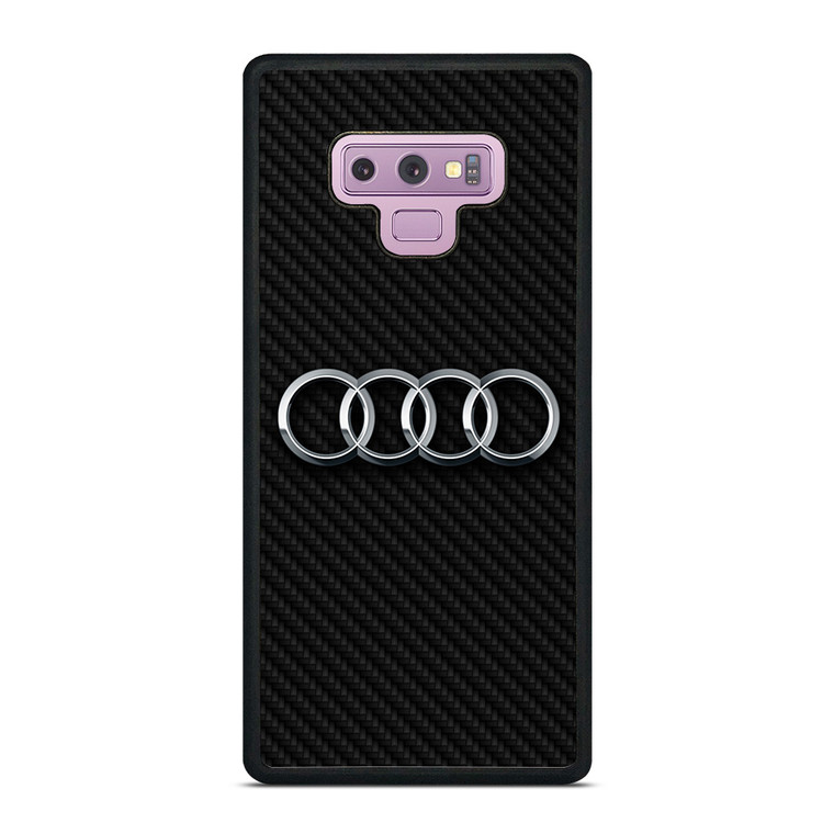 AUDI MOTOR CARBON FIBER Samsung Galaxy Note 9 Case Cover