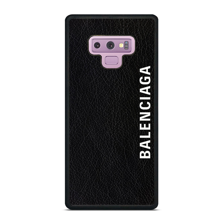 BALENCIAGA LEATHER BLACK Samsung Galaxy Note 9 Case Cover
