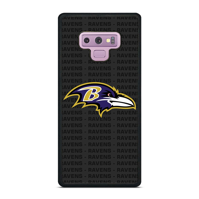 BALTIMORE RAVENS FOOTBALL TEXT Samsung Galaxy Note 9 Case Cover