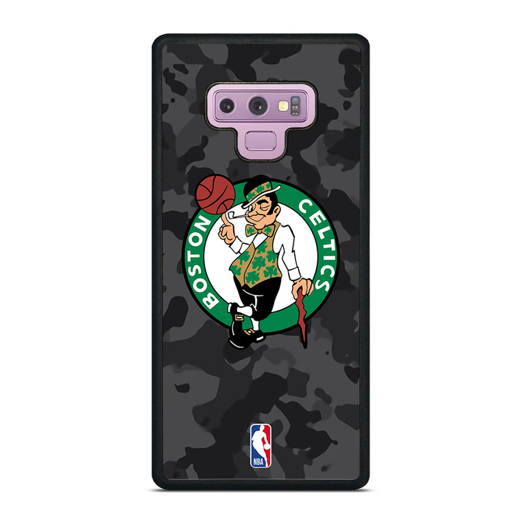 BOSTON CELTICS BLACK CAMO Samsung Galaxy Note 9 Case Cover