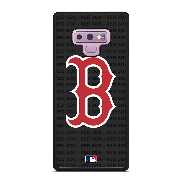 BOSTON RED SOX BASEBALL BLACK Samsung Galaxy Note 9 Case Cover